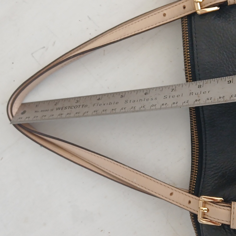 Michael Kors Jet Set Tote BLACK pebbled leather - Picture 5 of 9